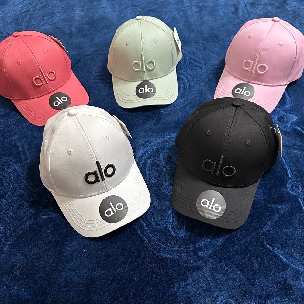 Alo Logo Baseball Caps in Multiple Colors